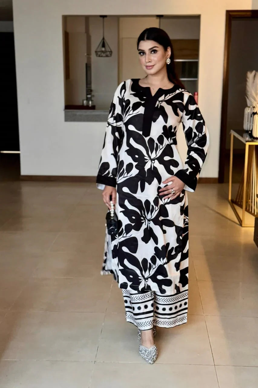 Areej Digital Printed - 2 Piece Stitched